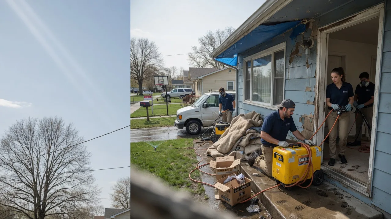 Basement Flood Cleanup in Bone Gap, IL near me